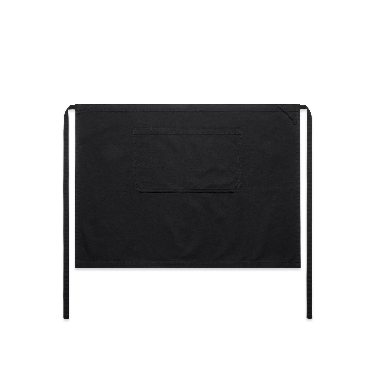 Canvas Half Apron — Black
