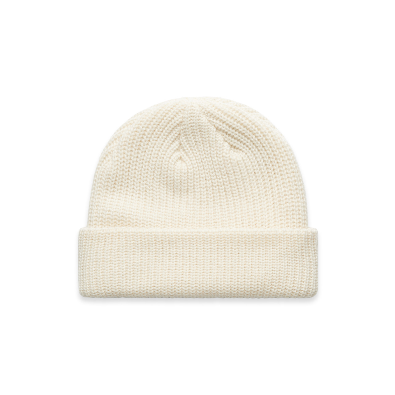 Cable Beanie — Ecru