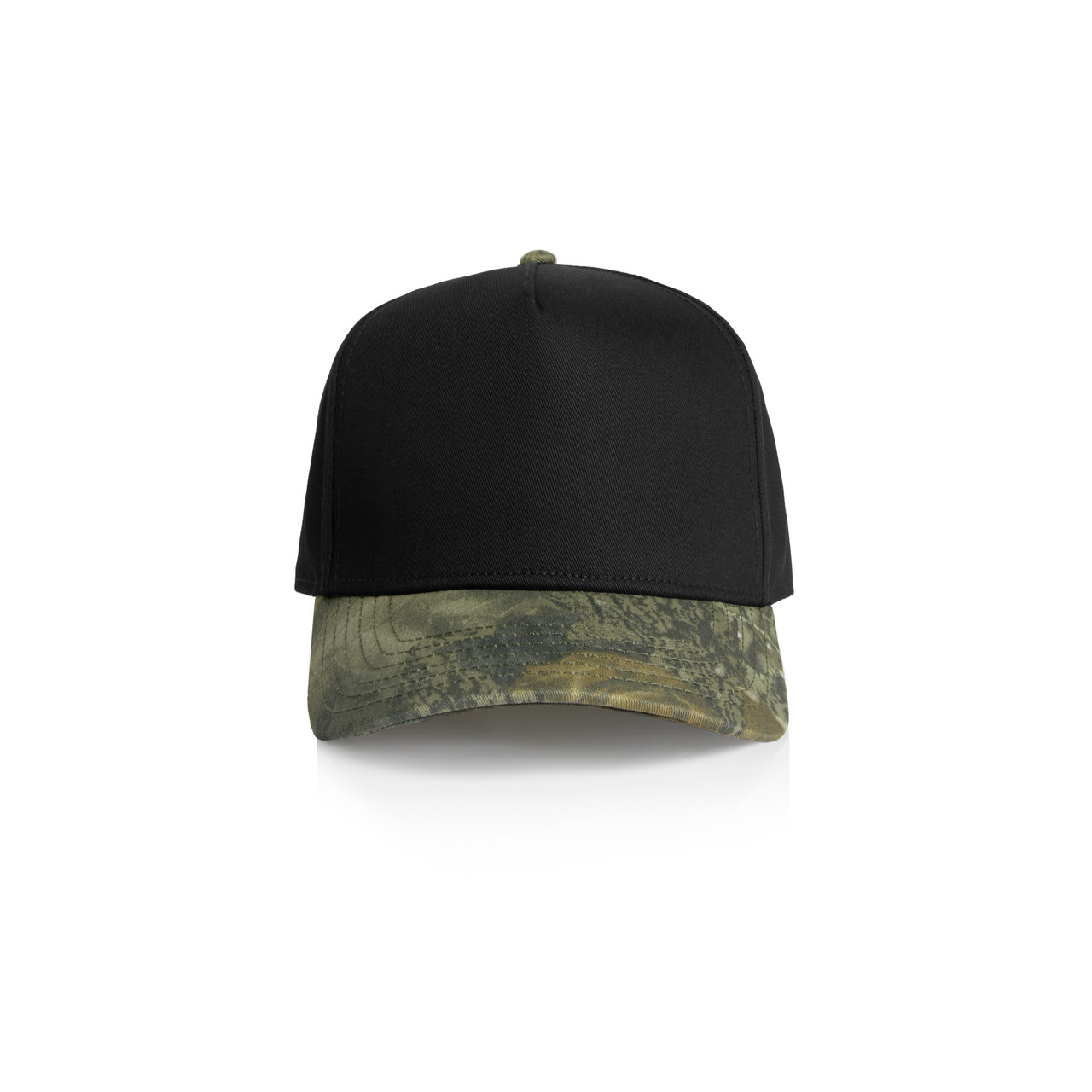 Frame Two-Tone Camo Cap — Black/Tree Camo