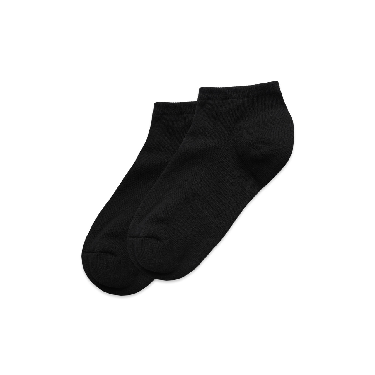 Ankle Socks (2 Pairs) — Black