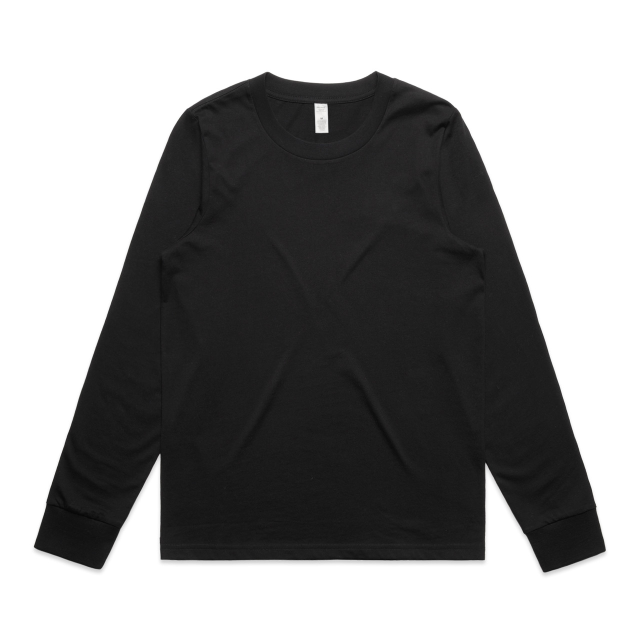 Wo's Maple L/S Tee — Black