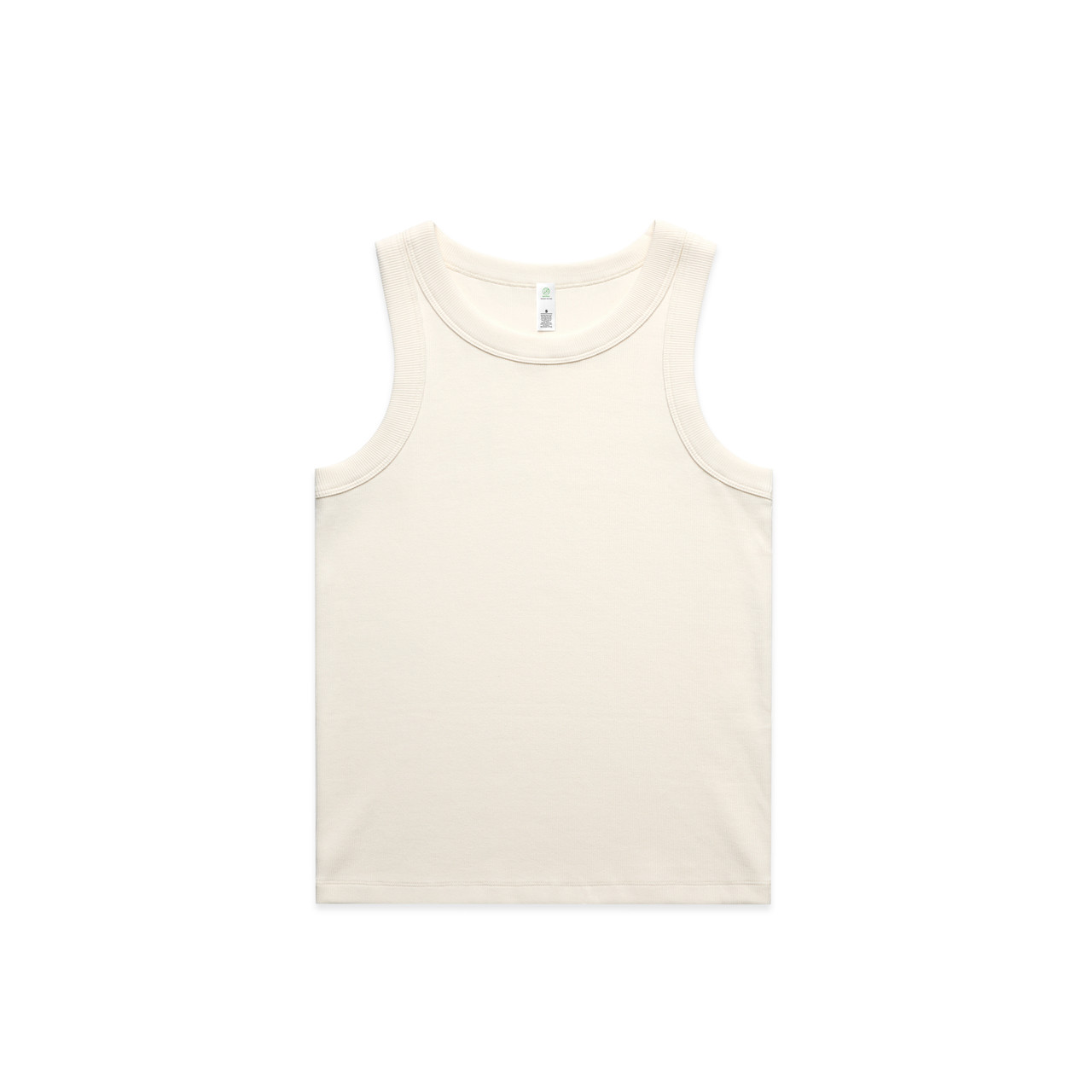 Wo's Organic Rib Tank — Ecru