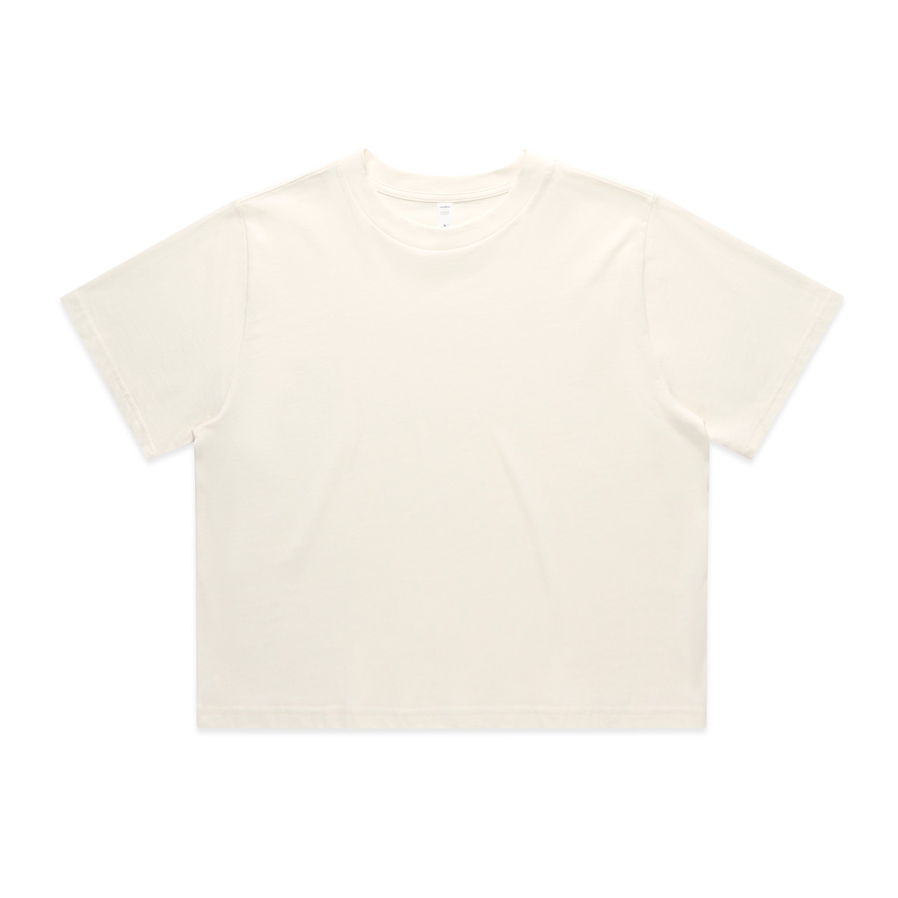 Wo's Classic Crop Tee — Ecru