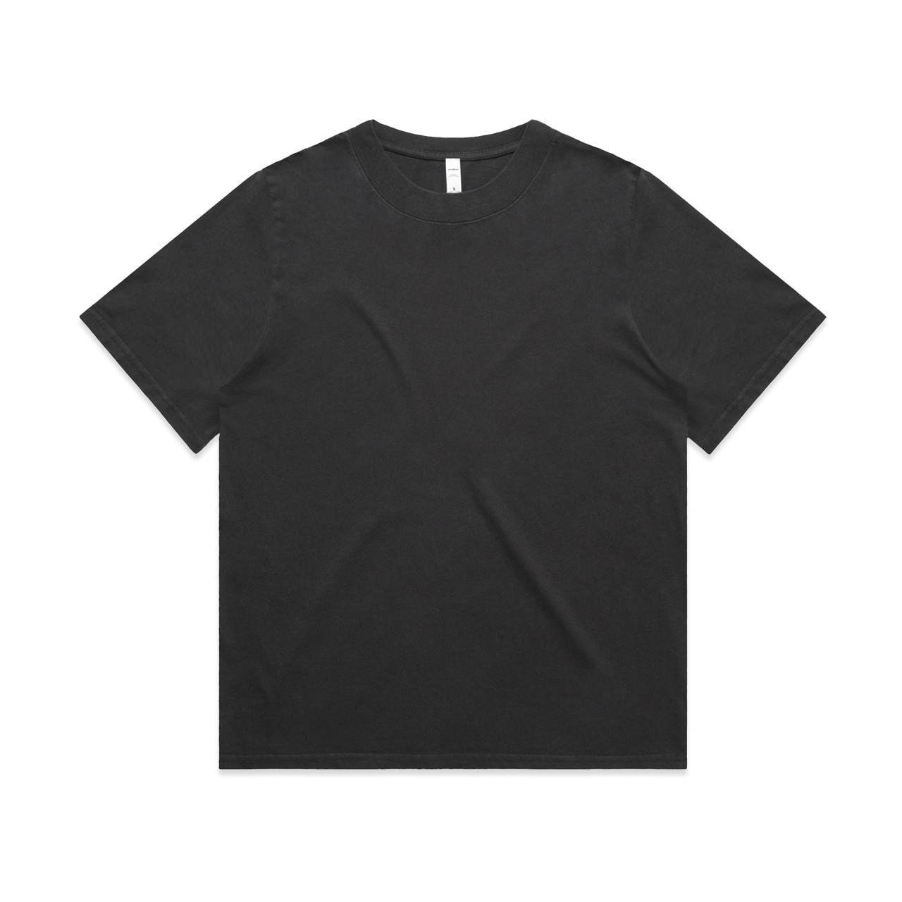 Wo's Heavy Faded Tee — Faded Black