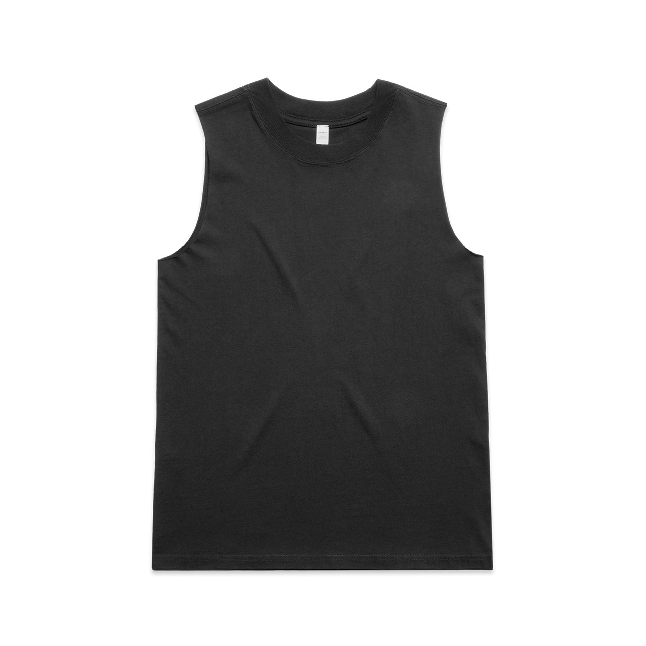 Wo's Heavy Faded Tank — Faded Black