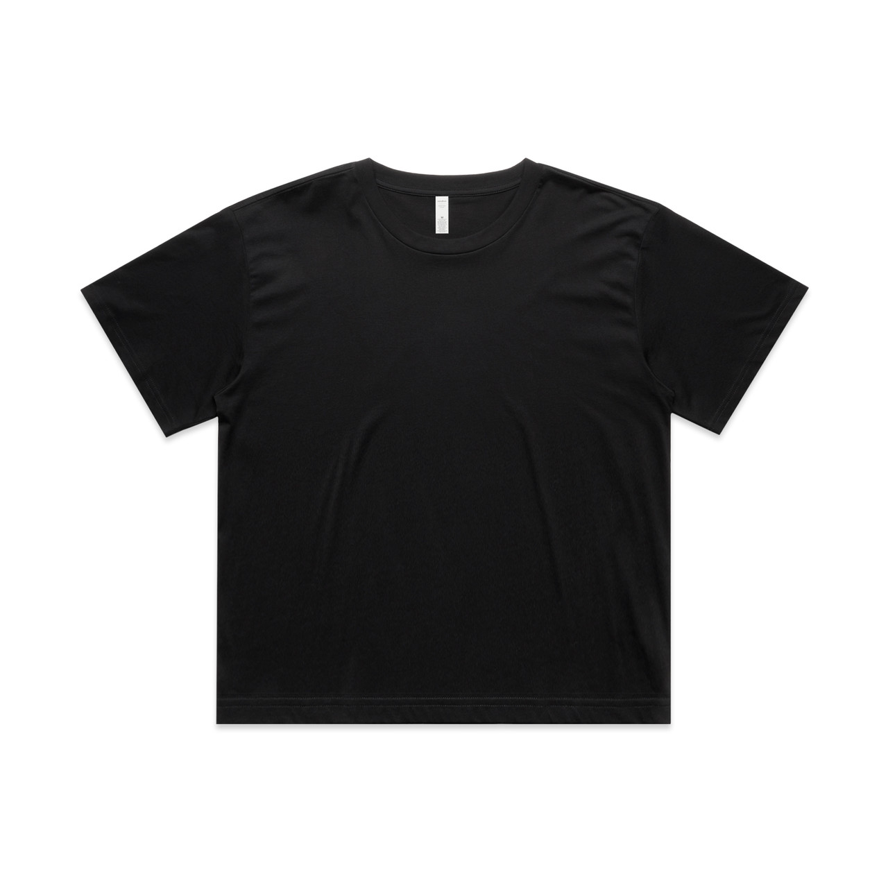 Wo's Martina Crop Tee — Black