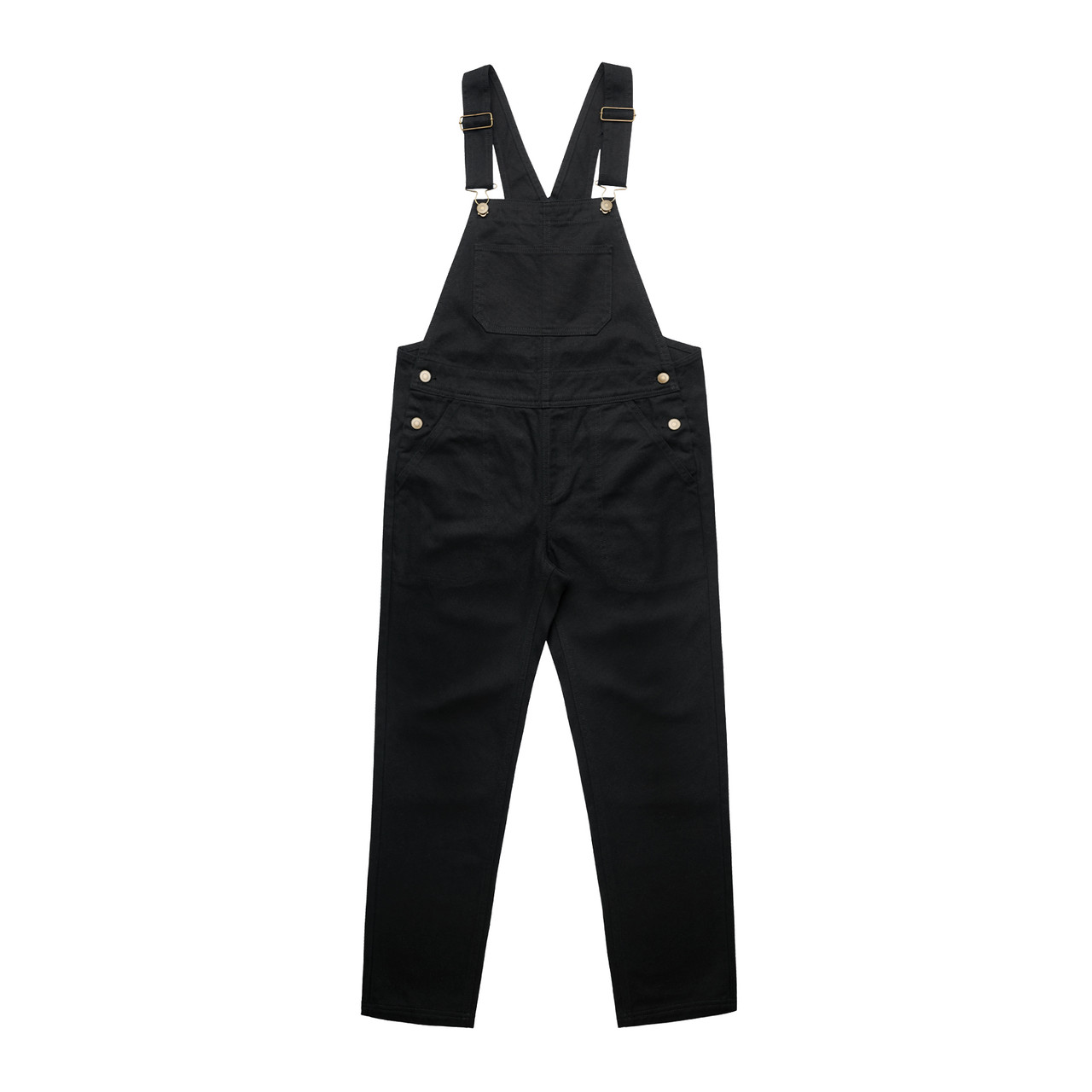 Wo's Canvas Overalls — Black