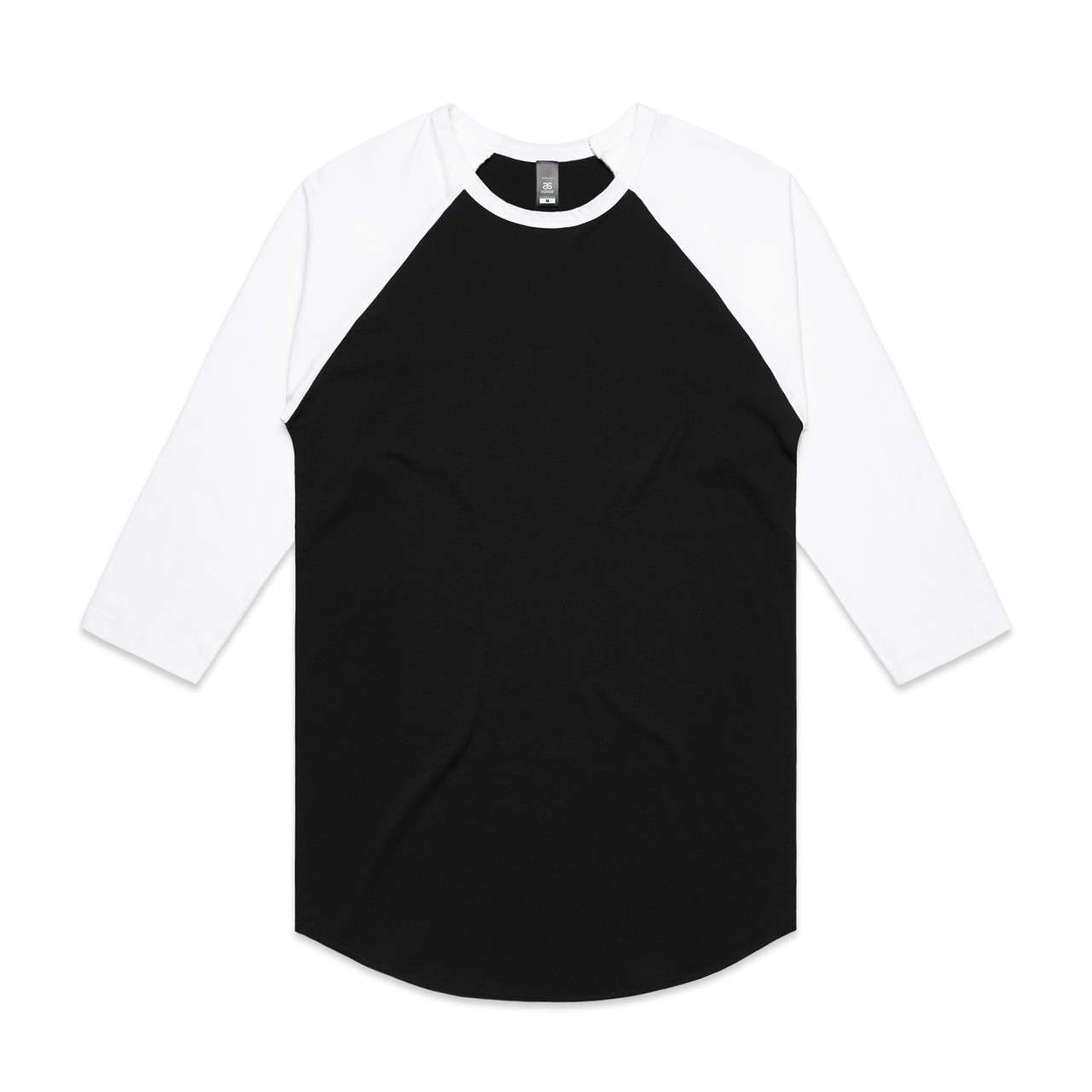 Raglan Tee — Black/White