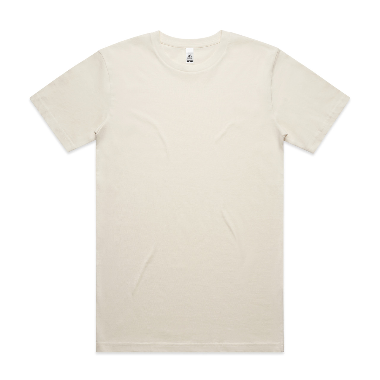 Block Tubular Tee — Ecru