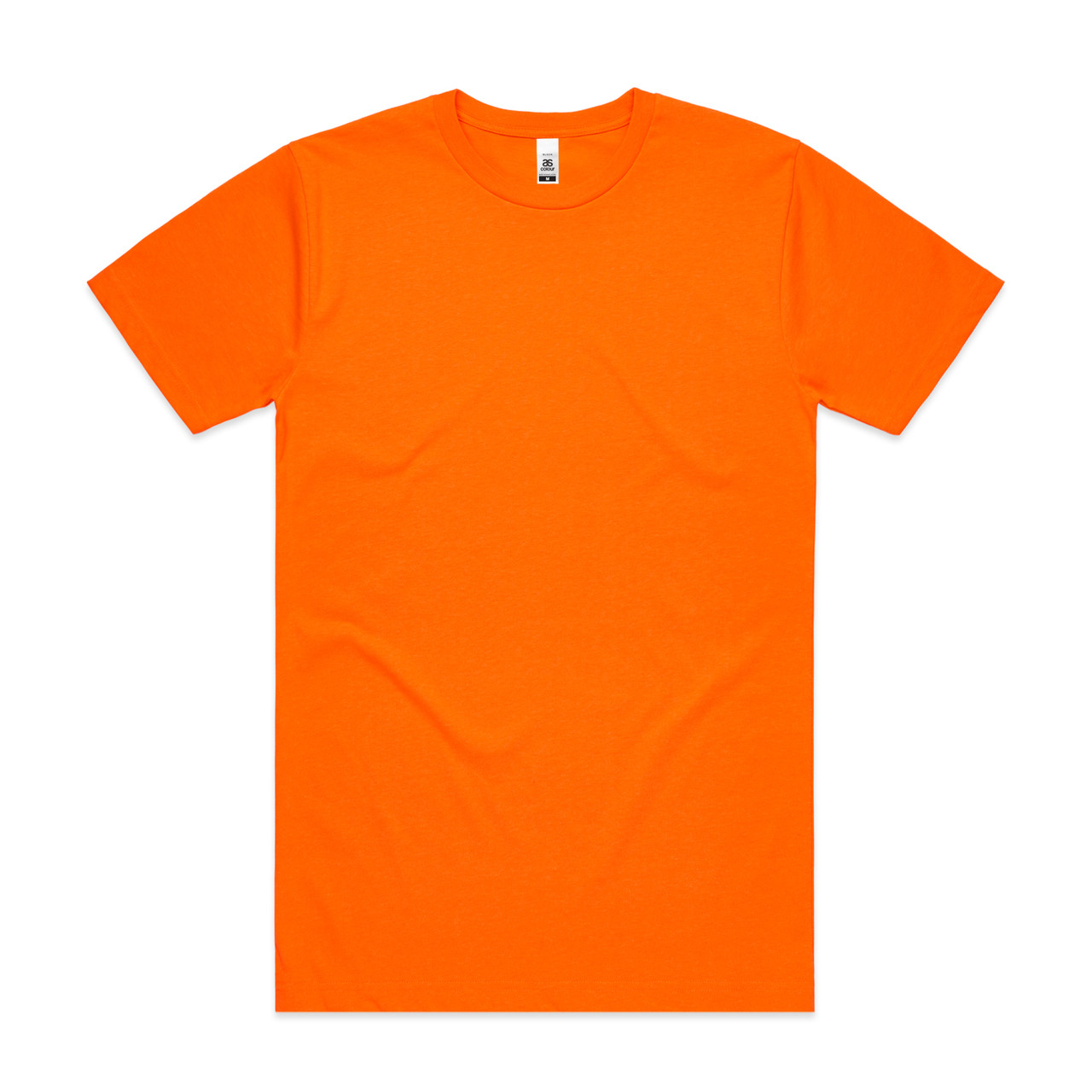 Block Safety Tee — Safety Orange