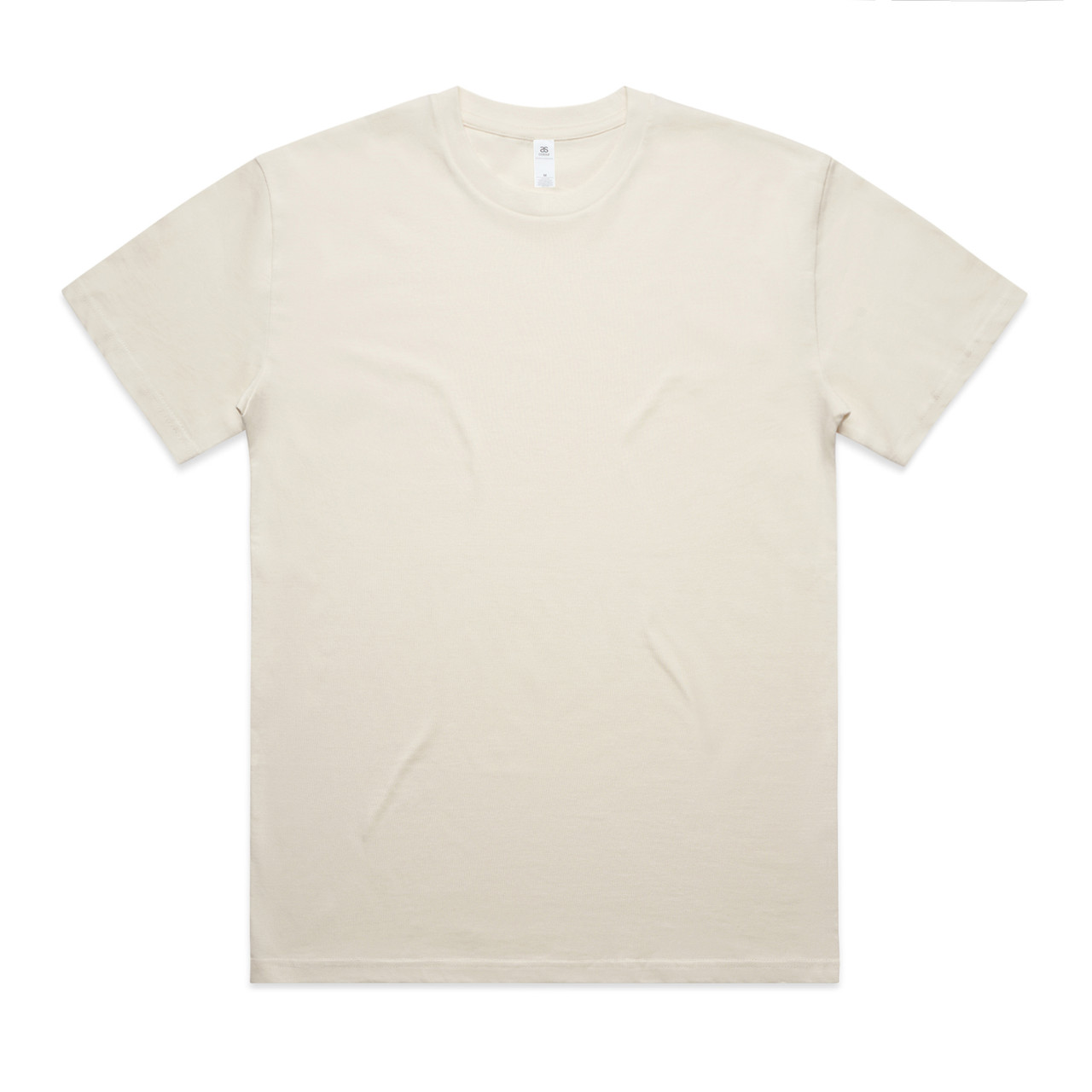 Block Oversized Tee — Ecru