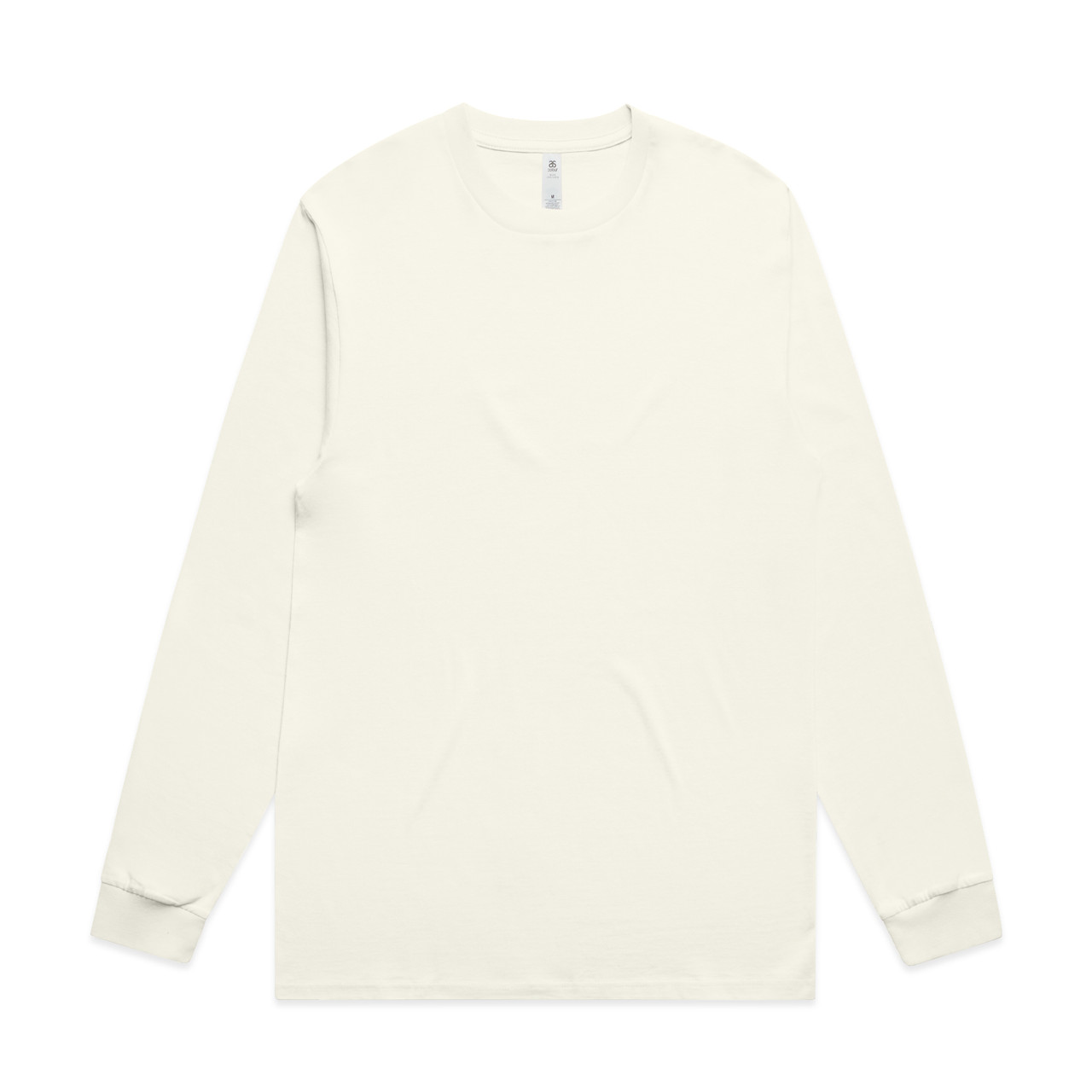 Block L/S Tee — Ecru