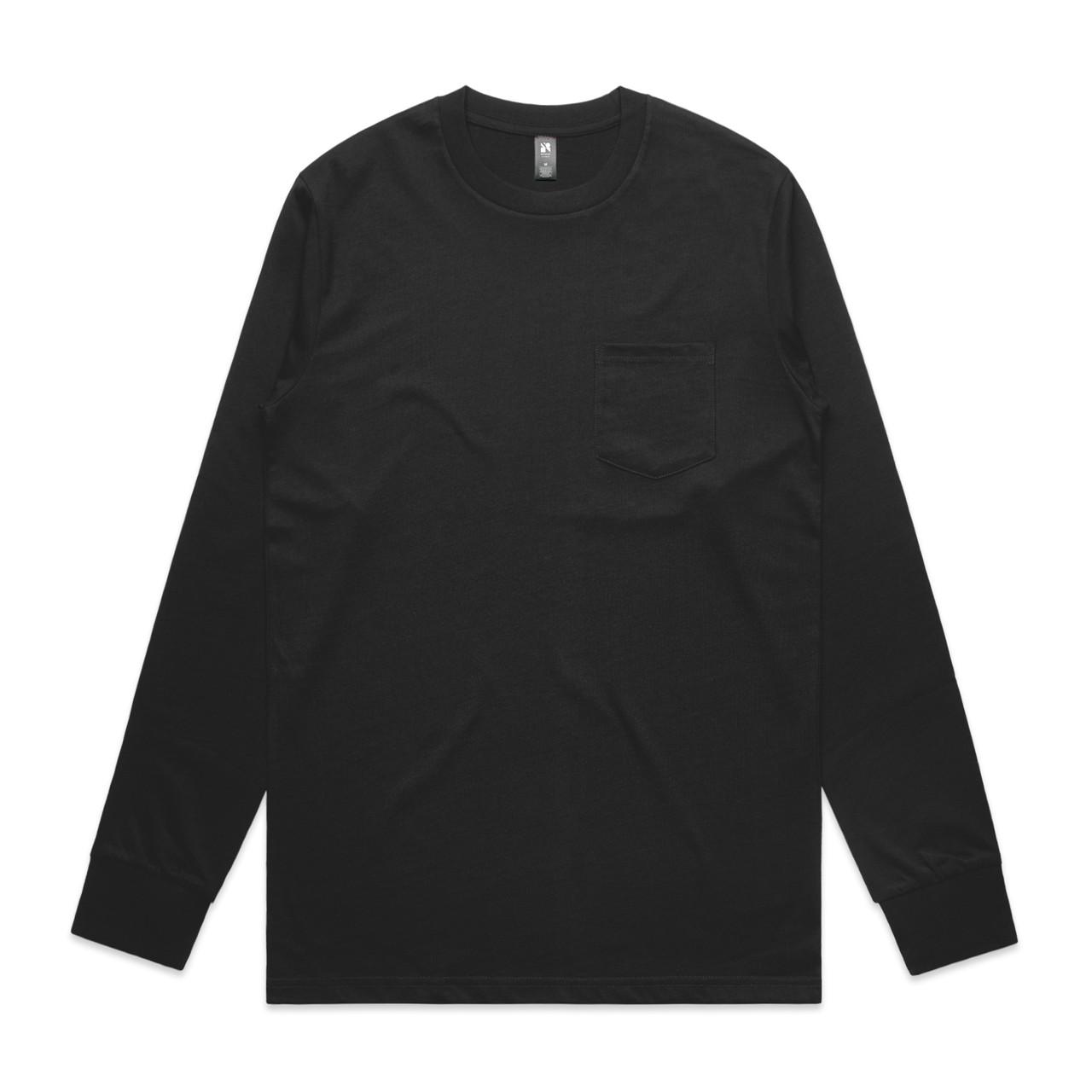 Classic Pocket L/S Tee — Black