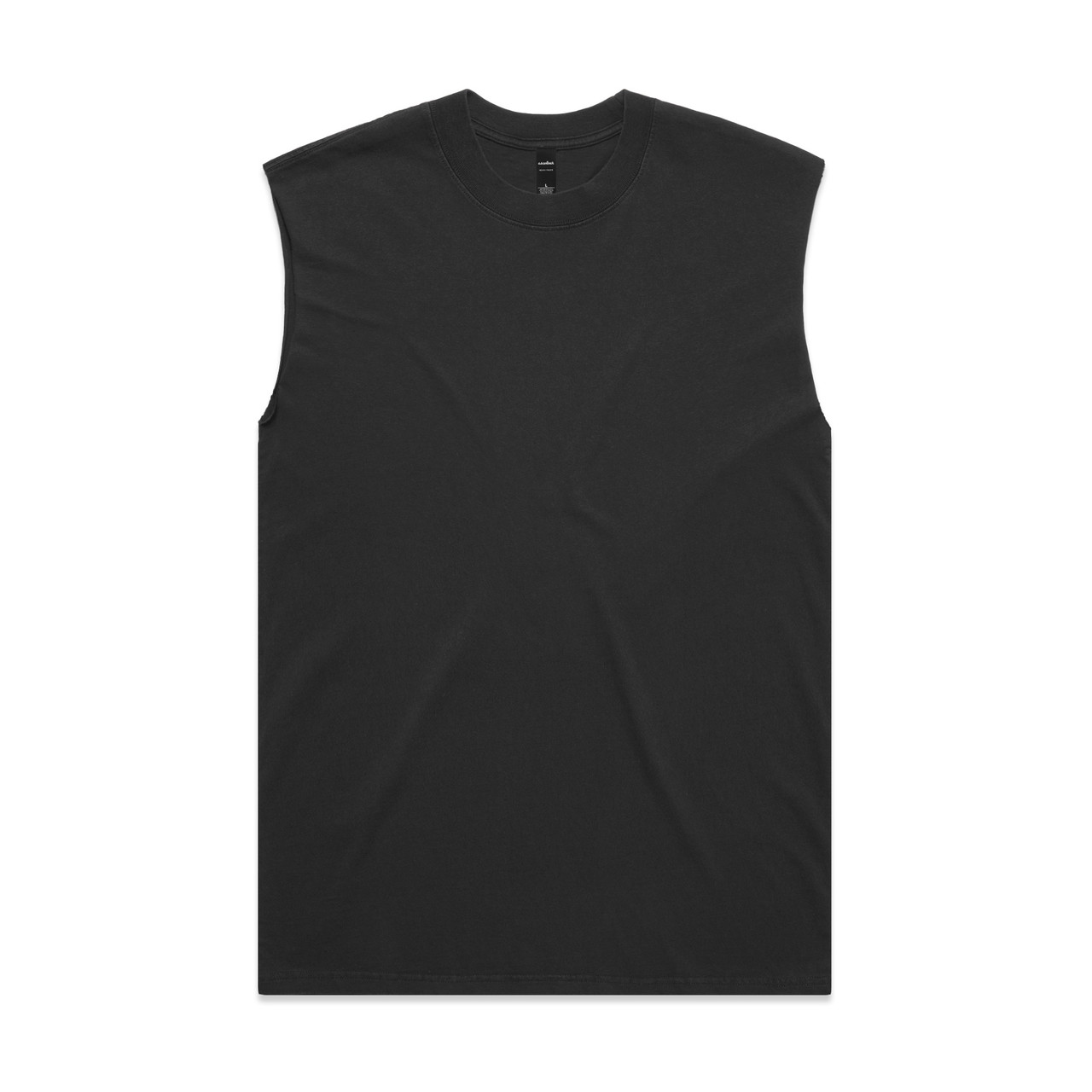 Heavy Faded Tank — Faded Black