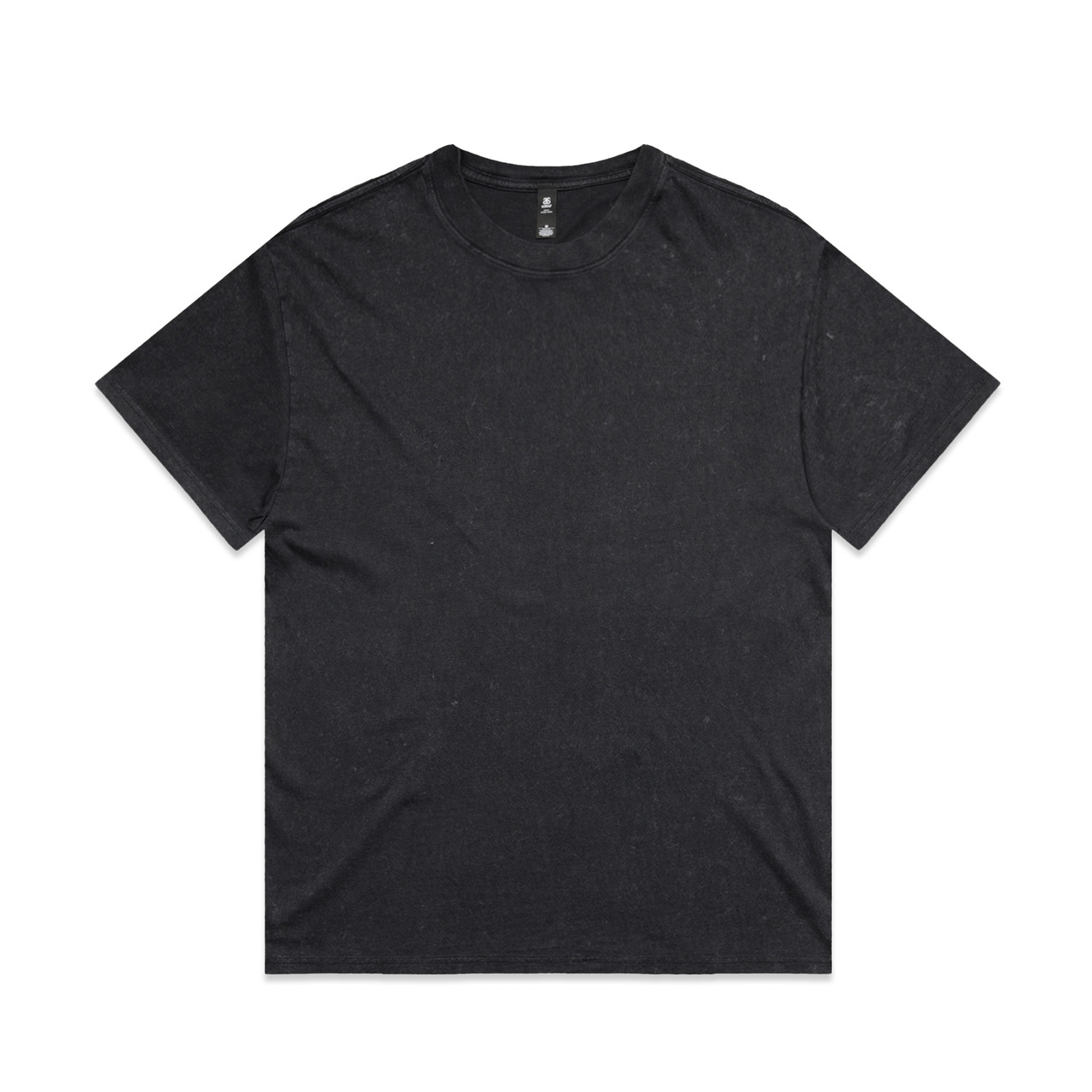 Stone Wash Heavy Tee — Black Stone