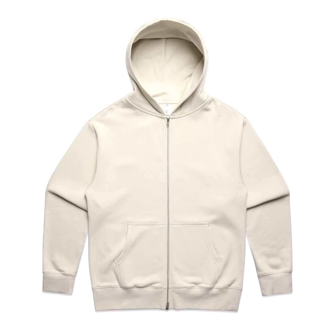 Heavy Zip Hood — Ecru