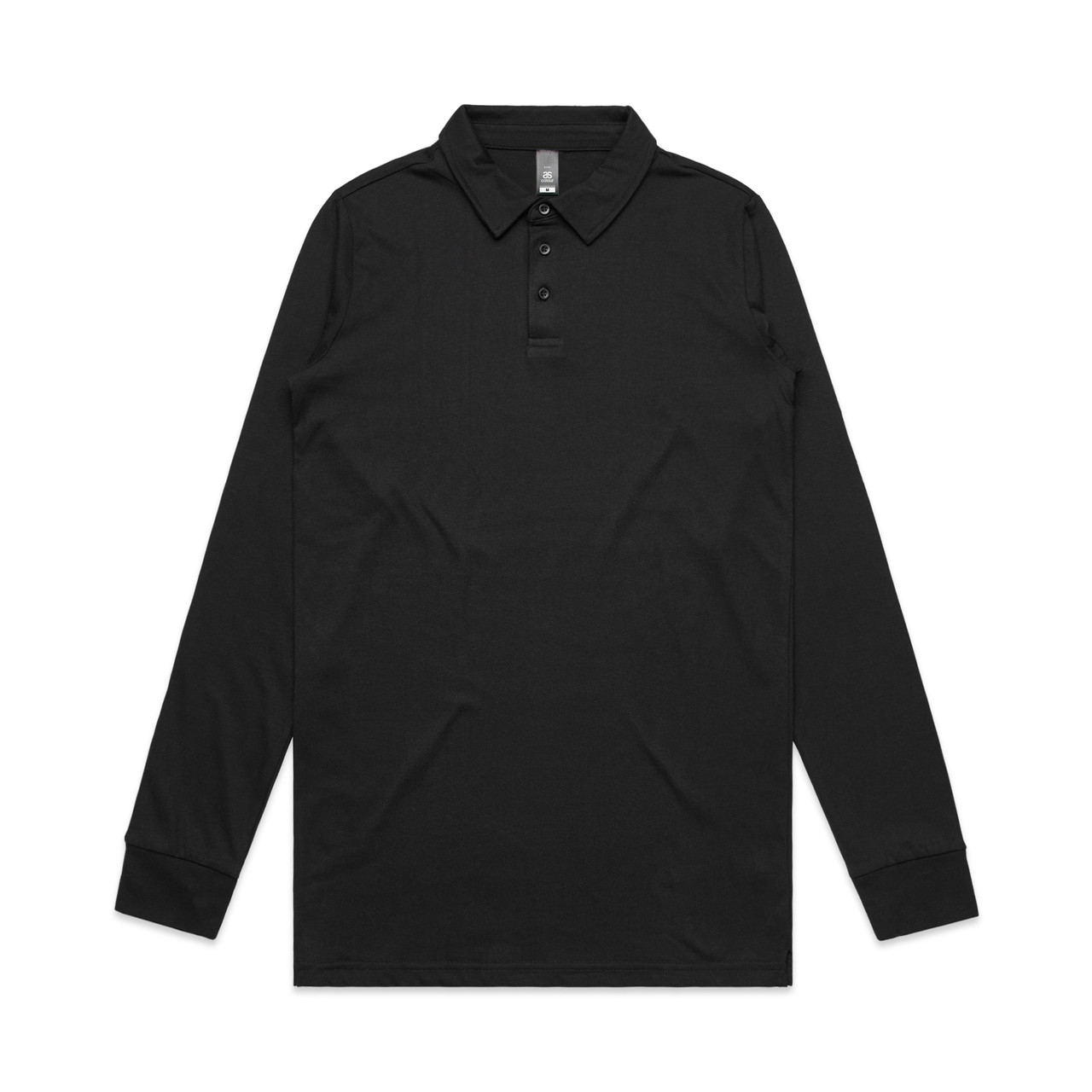 Chad L/S Polo — Black