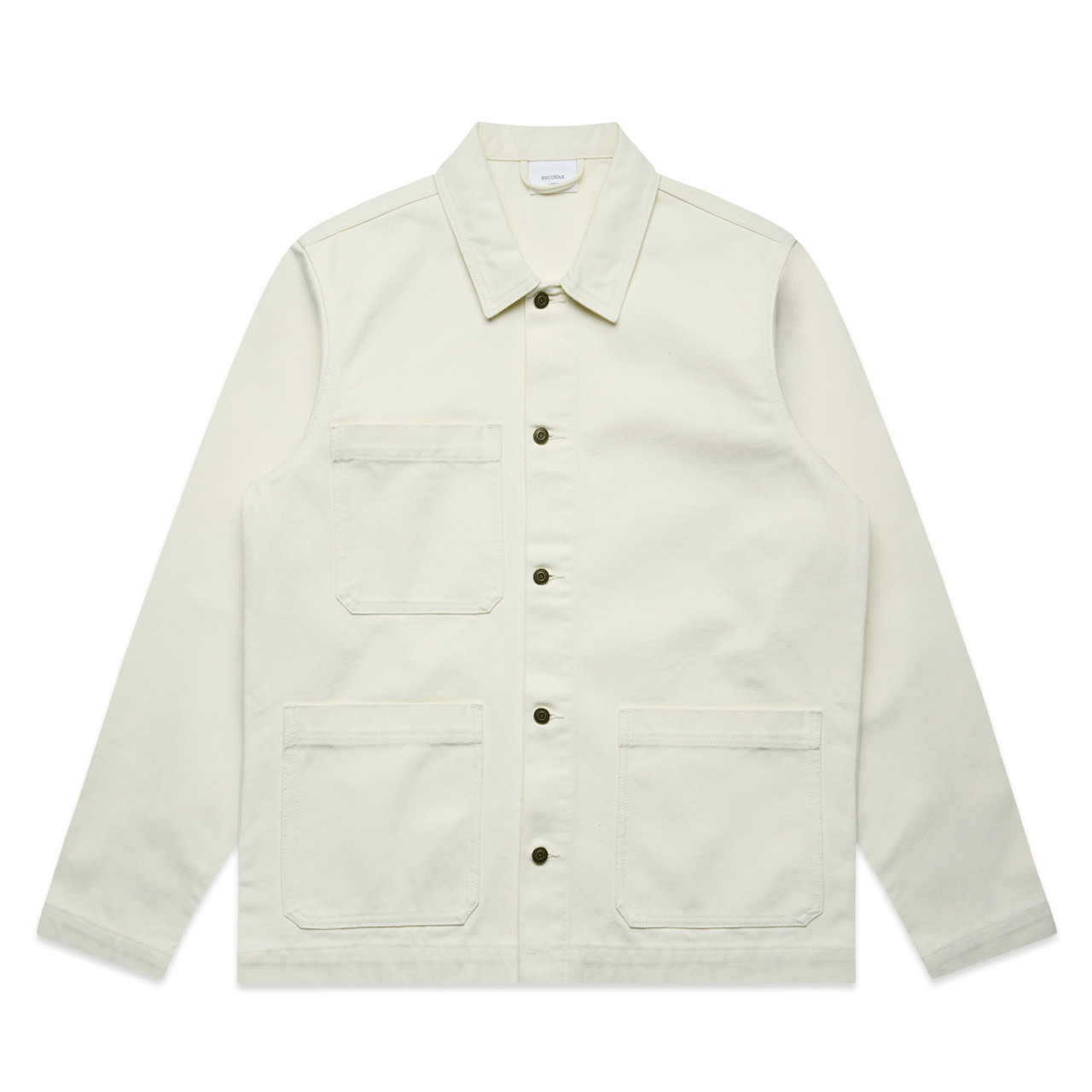 Canvas Chore Jacket — Ecru