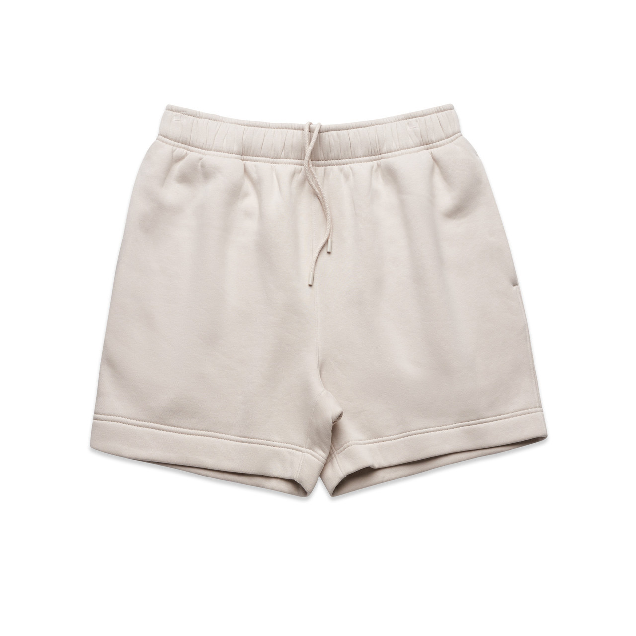 Relax Track Shorts 18" — Bone